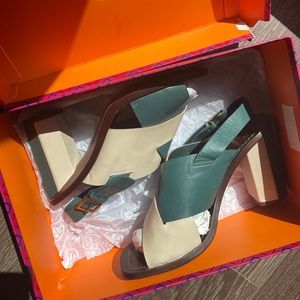 Tory Burch colourblocked heels
